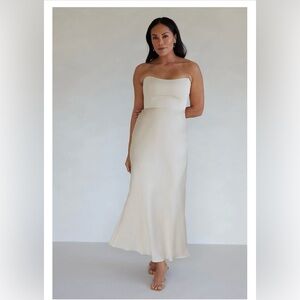 Fifth & Park Brodie Bridesmaid Dress - champagne